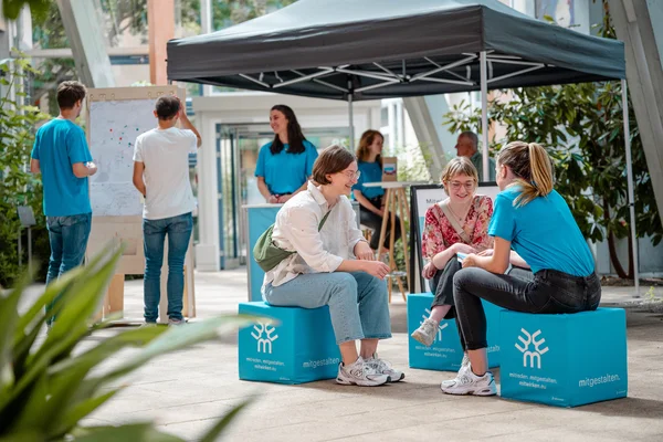 Ein Bild von Informationsstand am Marktplatz